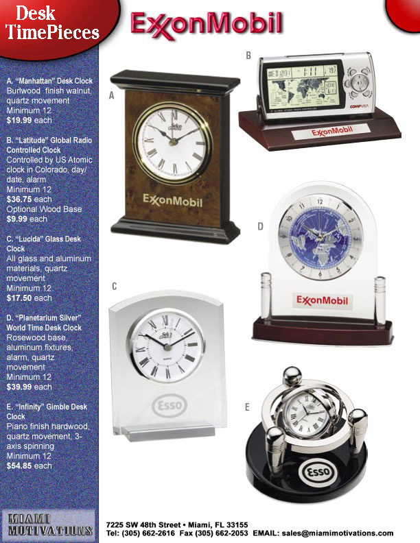 Desktop Timepieces